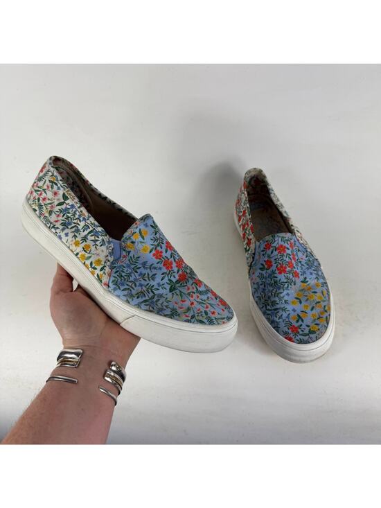 Keds Shoes - Keds Rifle Paper Sneakers Women's 9.5 Floral Canvas Slip-On Low Top Casual
